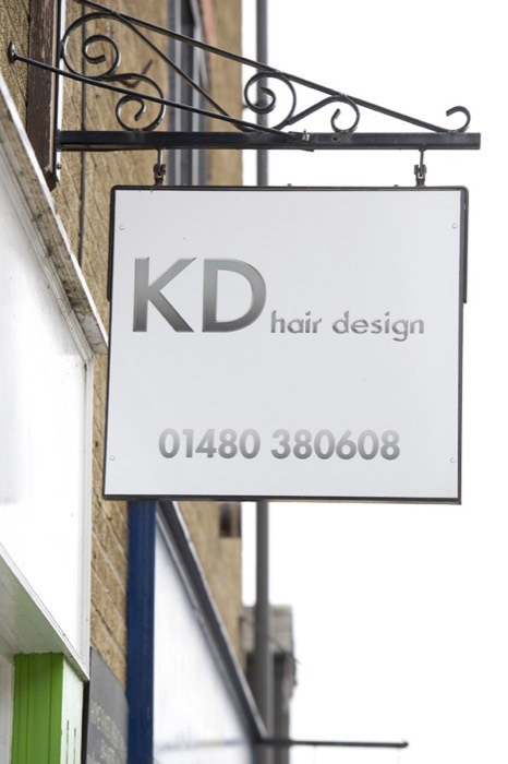 Styling stations and mirrors at KD Hair Design